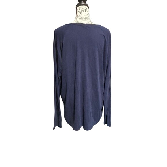UGG  Long Sleeve Tee, Navy Large Stretch Soft Comfy Winter Base Layers Winter - Picture 3 of 7